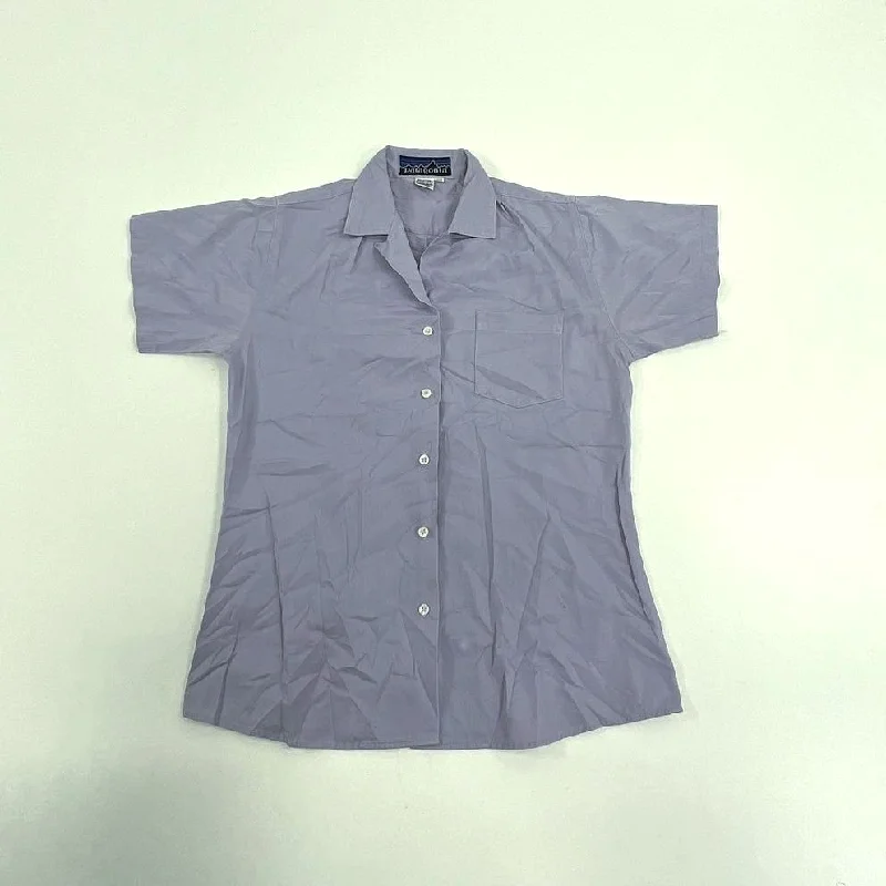 Women's Patagonia Purple Short Sleeve Button Up Shirt Cotton/Poly - Size 7/8-- V-Neck T-Shirt Long Sleeve Cotton Women's Patagonia Purple Short Sleeve Button Up Shirt Cotton/Poly - Size 7/8-- V-Neck T-Shirt Long Sleeve Cotton