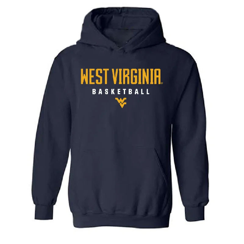 West Virginia - NCAA Women's Basketball : Feryal Defne Atli - Classic Shersey Hooded Sweatshirt Hoodie with Color Block Contrast Stylish West Virginia - NCAA Women's Basketball : Feryal Defne Atli - Classic Shersey Hooded Sweatshirt Hoodie with Color Block Contrast Stylish