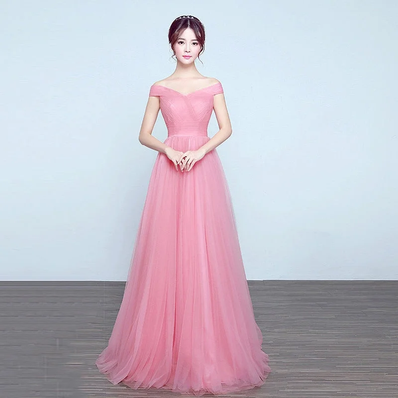 Evening wear Dresses: Prom Dress Women Elegant Wedding Party Dresses Off Shoulder Square Neckline Feminine Evening wear Dresses: Prom Dress Women Elegant Wedding Party Dresses Off Shoulder Square Neckline Feminine