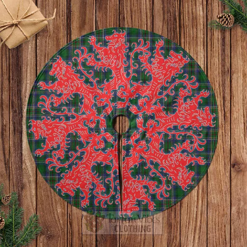 Cockburn Tartan Christmas Tree Skirt Lion Rampant Style lace skirt romantic