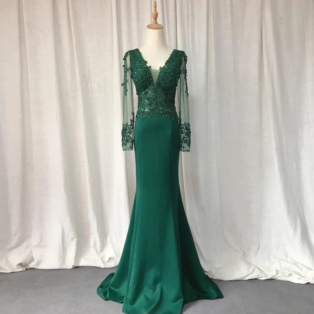 Evening wear Dresses: Long Sleeves Elastic Mermaid Women Formal Party Dress Peplum Ruffle Cocktail Evening wear Dresses: Long Sleeves Elastic Mermaid Women Formal Party Dress Peplum Ruffle Cocktail