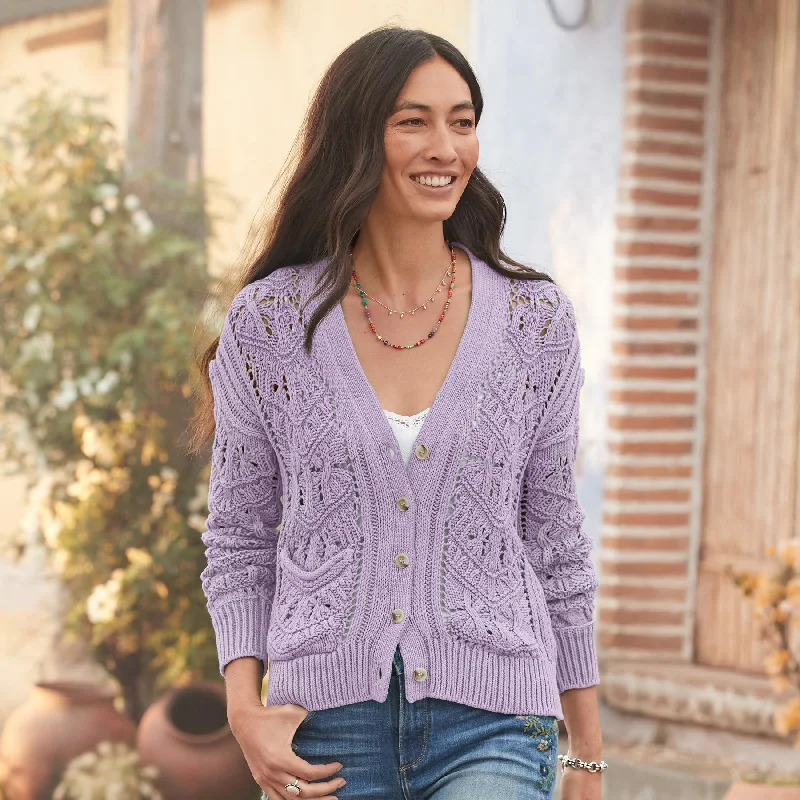 Aveline Cardigan Neon metallic Matte