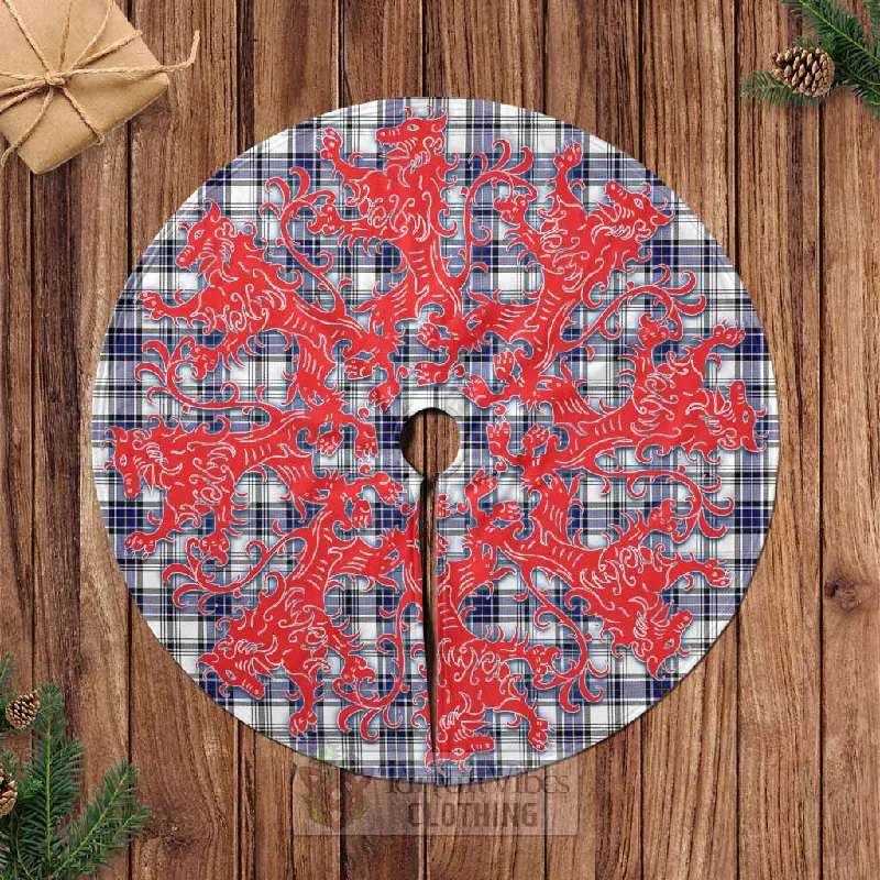 Hannay Tartan Christmas Tree Skirt Lion Rampant Style spandex blend skirt