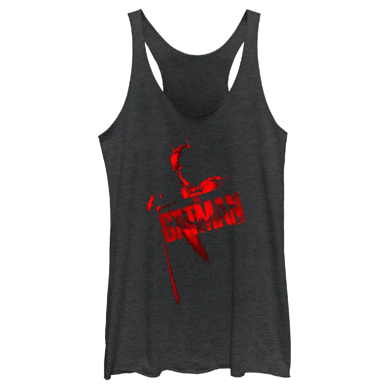 Women's The Batman Red Shadows Racerback Tank Top fashionable tank top