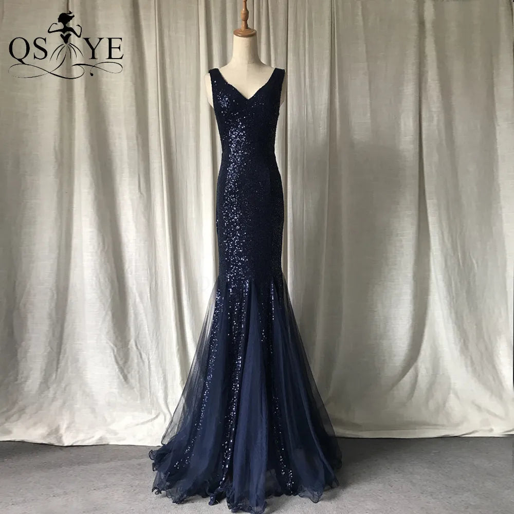 Evening wear Dresses: V Neck Long Mermaid Prom Gown Sleeveless Party Dress Shift Classic Vintage Evening wear Dresses: V Neck Long Mermaid Prom Gown Sleeveless Party Dress Shift Classic Vintage