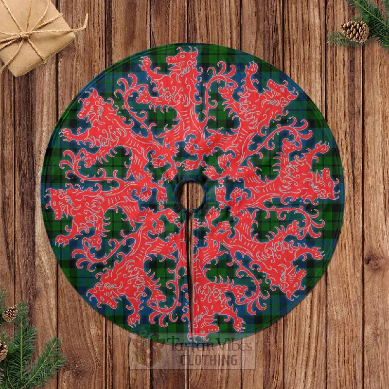 MacKie (McKie) Tartan Christmas Tree Skirt Lion Rampant Style silk skirt lustrous