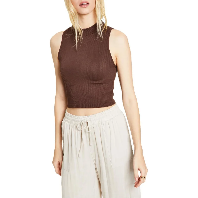 Hippie Rose Womens Fitted Ribbed Shaping Tank striped tank top