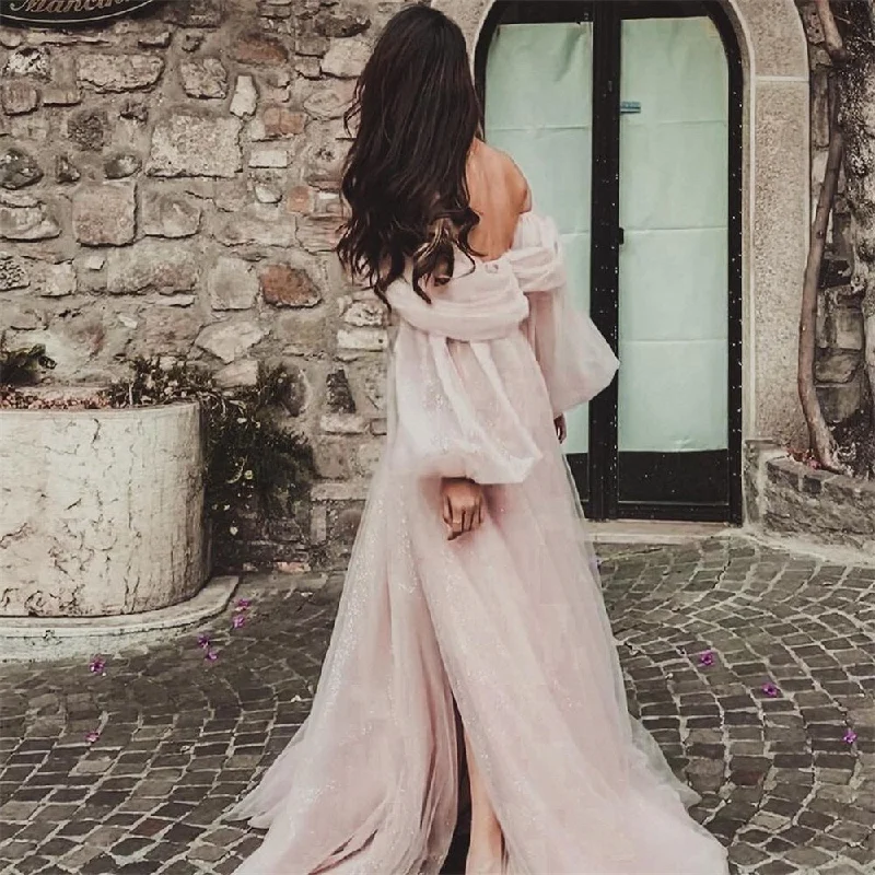 Evening wear Dresses: Prom Dress Sweetie Off The Shoulder Party Dress Tulle Tunics Print Colorful Evening wear Dresses: Prom Dress Sweetie Off The Shoulder Party Dress Tulle Tunics Print Colorful