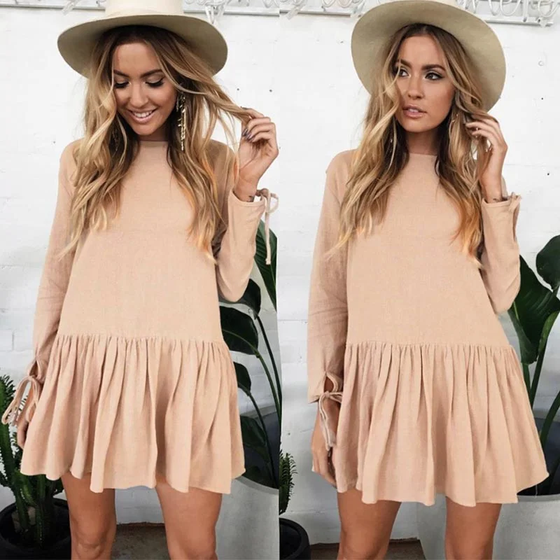 Women Autumn Grid Plaid Printing Dress Long Sleeve Party Dress #Mini Dress #White # sweetheart Neckline Romantic Women Autumn Grid Plaid Printing Dress Long Sleeve Party Dress #Mini Dress #White # sweetheart Neckline Romantic