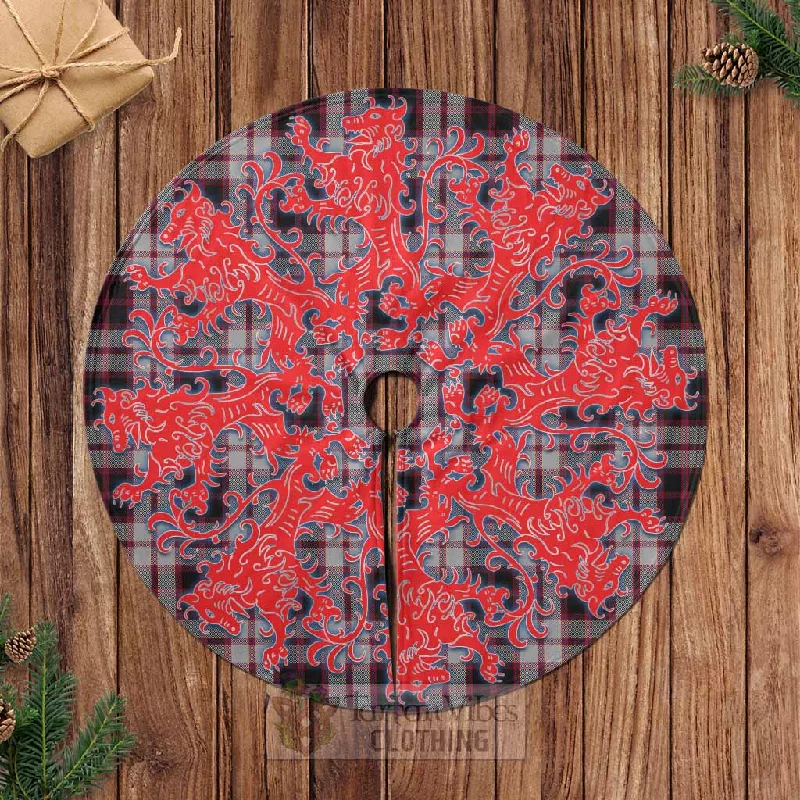 MacPherson (McPherson) Tartan Christmas Tree Skirt Lion Rampant Style flowy skirt hem MacPherson (McPherson) Tartan Christmas Tree Skirt Lion Rampant Style flowy skirt hem