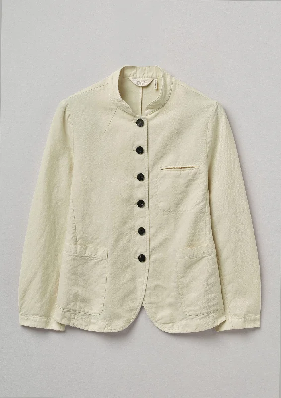 Garment Dyed Cotton Linen Neat Jacket | Parchment Satin Jacket Silk Jacket Chiffon Jacket Garment Dyed Cotton Linen Neat Jacket | Parchment Satin Jacket Silk Jacket Chiffon Jacket
